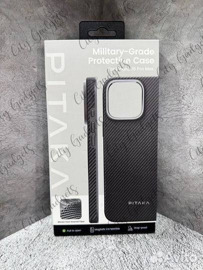 Pitaka Military Grade iPhone 16 Pro Max BlackGrey