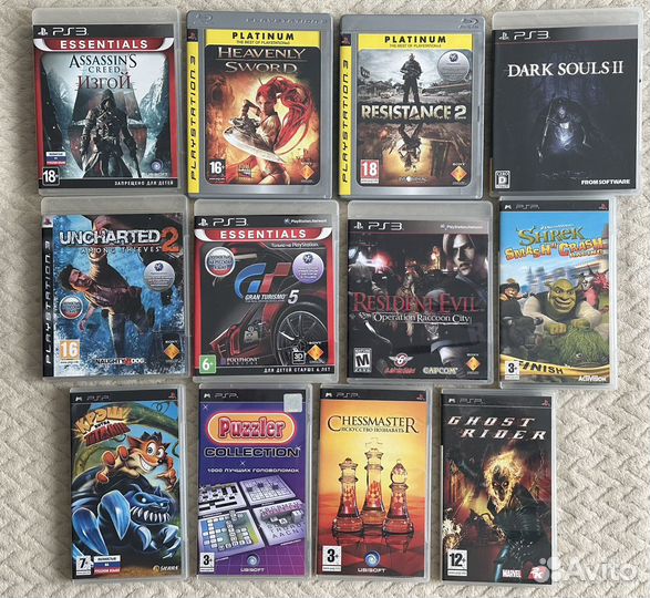 Игры для PS3 и PSP