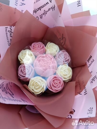 Букет из шоколадных цветов