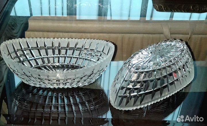 Хрустальная конфетница СССР