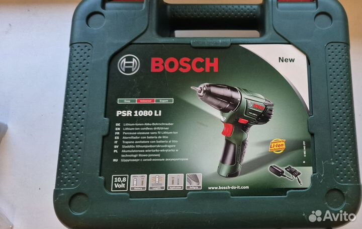 Шуруповерт bosch 1080 li