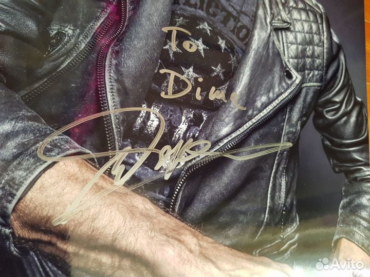 Автограф гитариста Accept Wolf Hoffmann