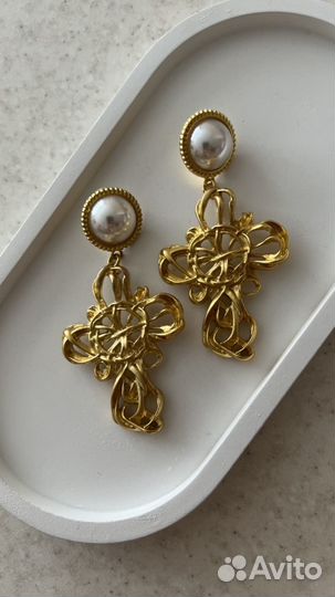 Серьги кресты