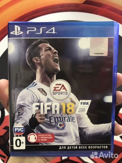 Диск PS4 Fifa 18