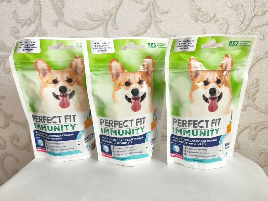 Корм для собак perfect fit immunity, 3 шт