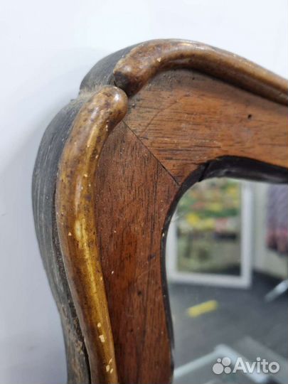 Антикварное зеркало. Размер 43 см 34 см