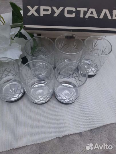 Хрустальные рюмки СССР
