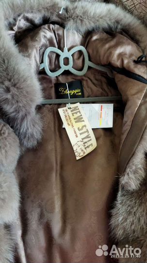 Меховая жилетка из песца