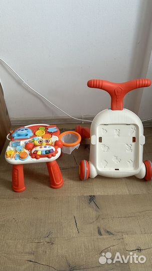Ходунки каталка с интерактивным столиком