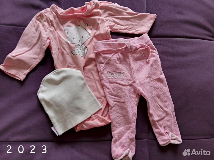 Пакет вещей для девочки (от р.74 до р.86)