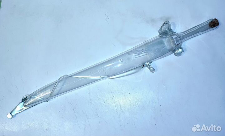 Бутылка-сабля из-под коньяка