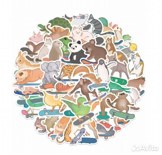 Набор наклейки стикеры для творчества