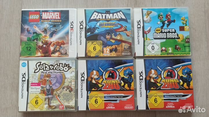 Лицензионные игры PS2, Nintendo Wii/Wii U/DS/3DS