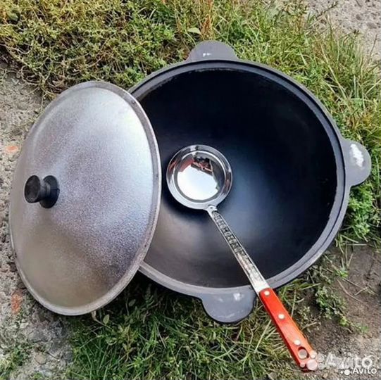 Казан чугунный 10 л