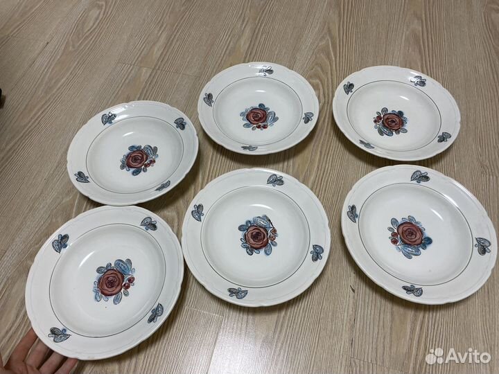 Тарелки глубокие Зик Конаково СССР