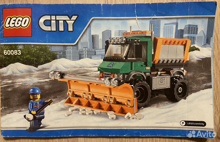 Lego 60083 City Снегоуборочный грузовик оригинал