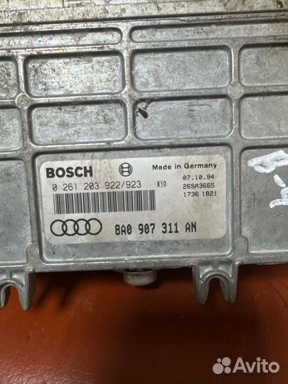 Audi 80 b4 блок управления двигателем