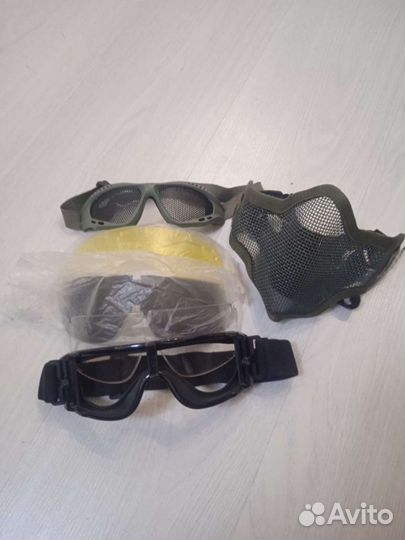 Страйкбольные очки и маска