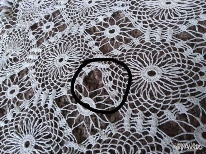 Скатерть вязаная крючком СССР