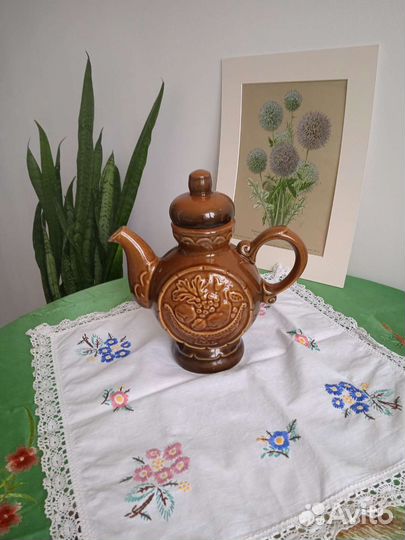 Чайник керамика, копилка грибок