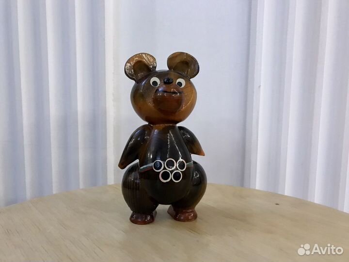 Олимпийский мишка дерево СССР