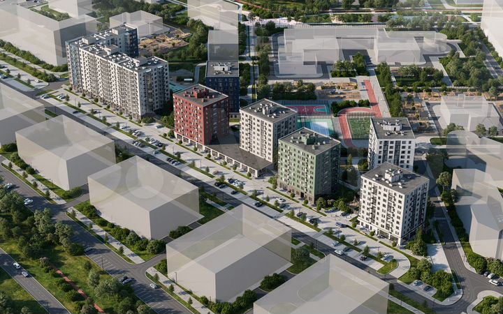 2-к. квартира, 52,1 м², 7/9 эт.