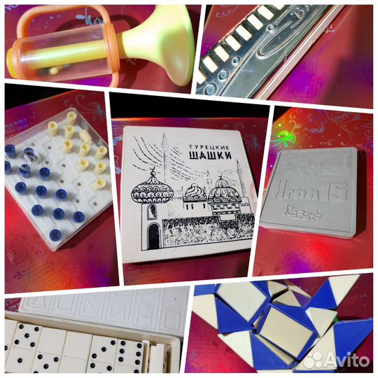 Магнитные турецкие шашки игрушки СССР головоломки