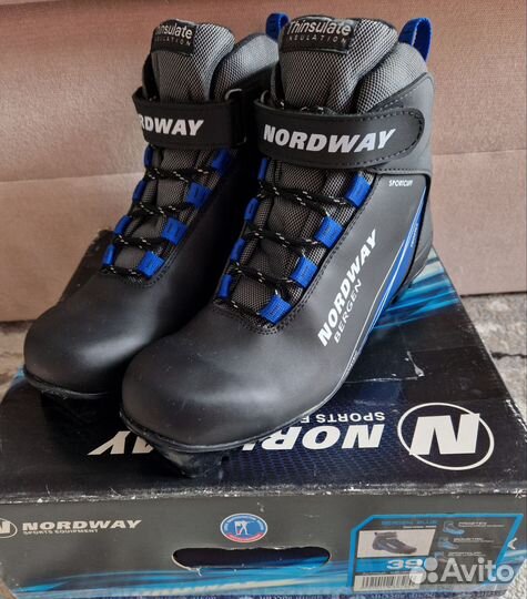 Лыжные ботинки nordway, 39р