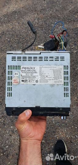 Магнитола 1 din prology dvd 515u