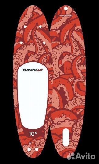 SUP Board gladiator ART 10.8 красный