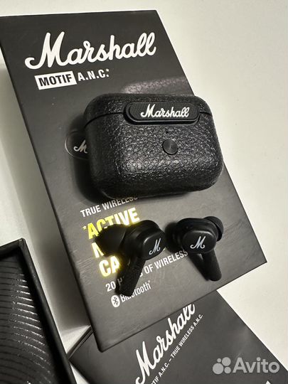 Наушники Marshall motif anc чёрные