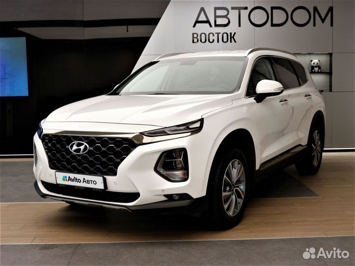 Hyundai Santa Fe 2.2 AT, 2020, 80 000 км