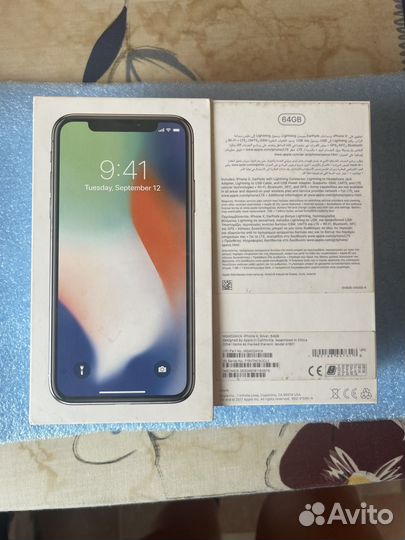 Коробка от iPhone X