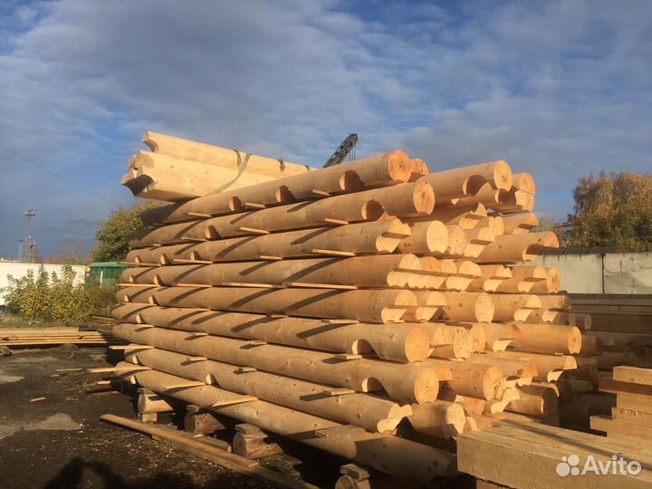Оцилиндрованное бревно