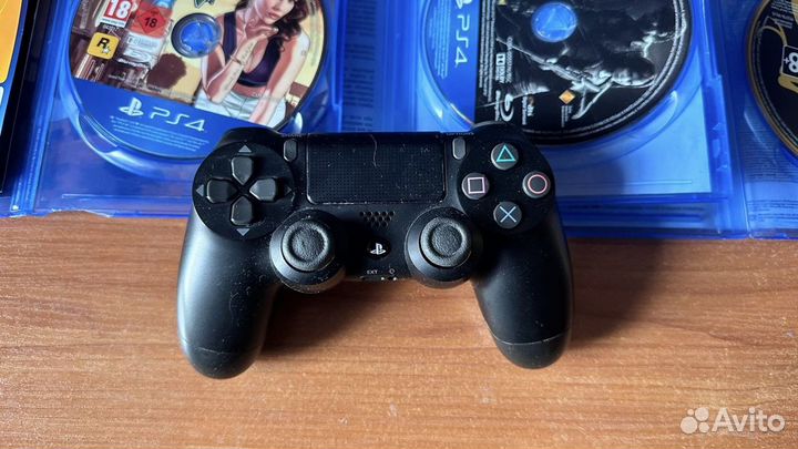 Игры и джойстик ps4 бу