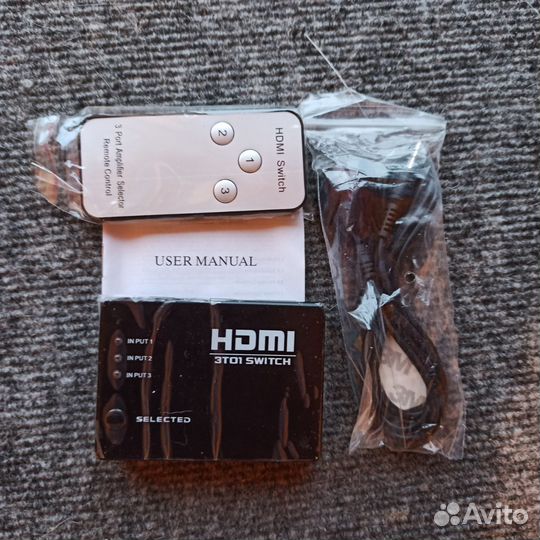 Hdmi switch три в один