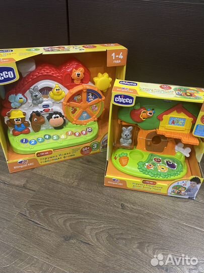 Развивающая игрушка chicco говорящая ферма, домик