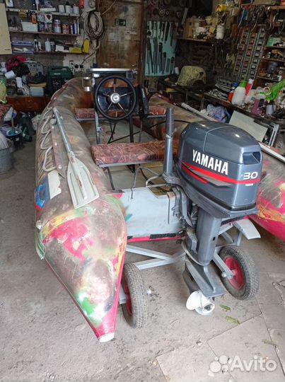 Brig Baltic B380 + Yamaha30 + прицеп