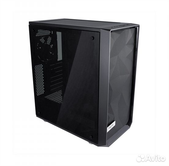 Корпус Fractal Design Meshify C Black TG Dark, чер