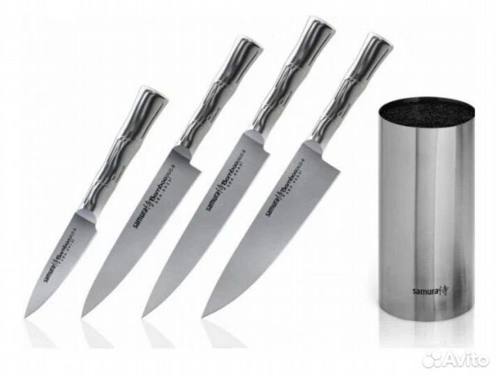 Набор кухонных ножей Samura Bamboo