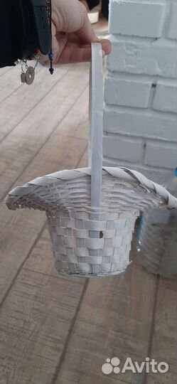 Корзина плетёная для цветов