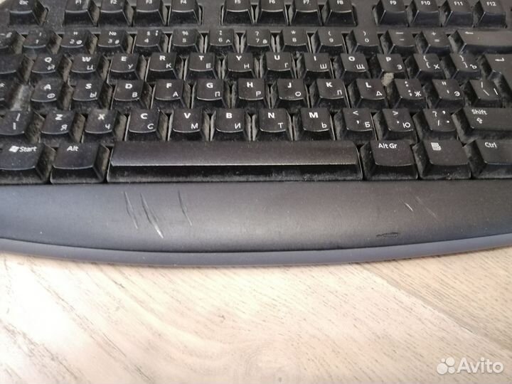 Клавиатура и мышь беспроводные Logitech EX-100