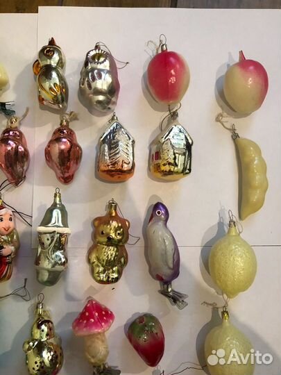 Елочные игрушки СССР