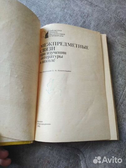 Межпредметные связи при изучении литературы в школ