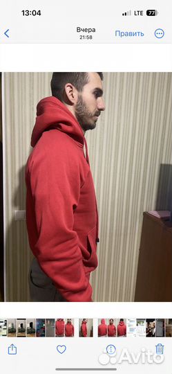 Толстовка армия россии красная