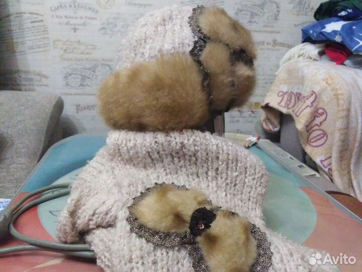 Берет женский зимний