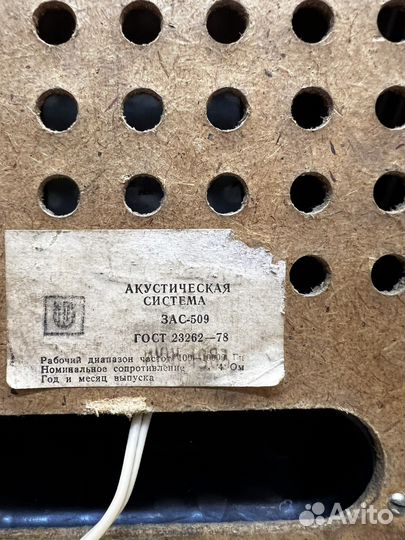 Колонки зас-509