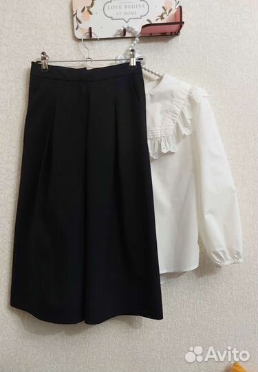 Рубашка zara юбка-брюки