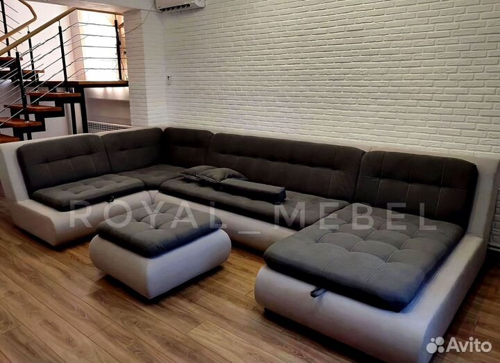 Угловой диван п образный
