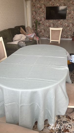 Скатерть натуральный лен